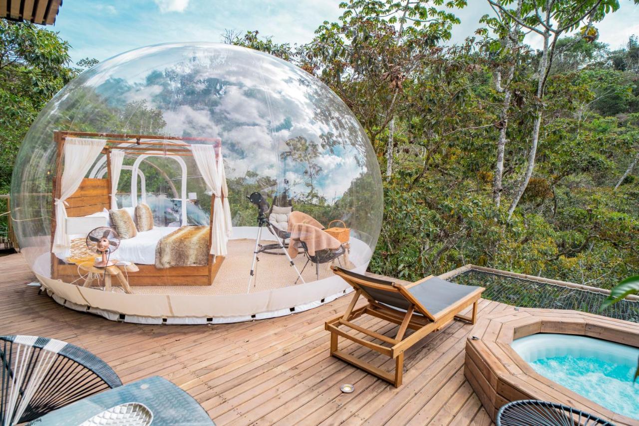 Hotel Bubblesky Glamping Guatapé Exterior foto